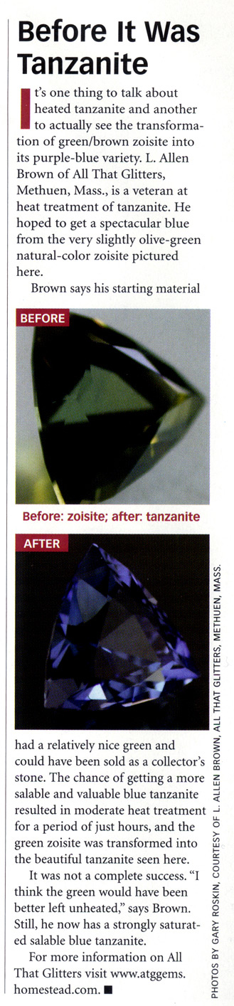 JCK Article - Before It Was Tanzanite