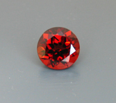 faceted red garnet from ATG rough