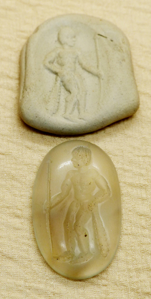 hellenistic seal with hercules
