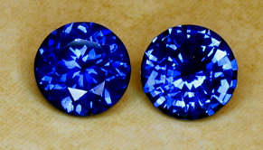 blue sapphire pair