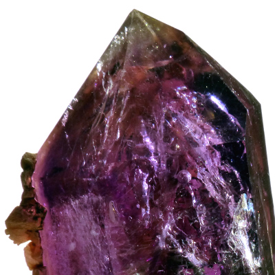 amethyst with enhydro - detail