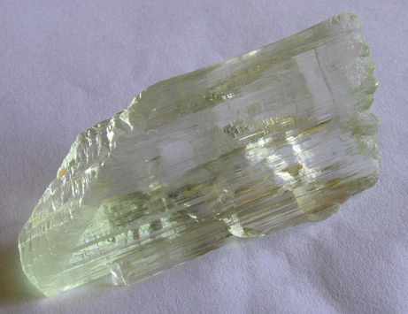 California yellow spodumene crystal
