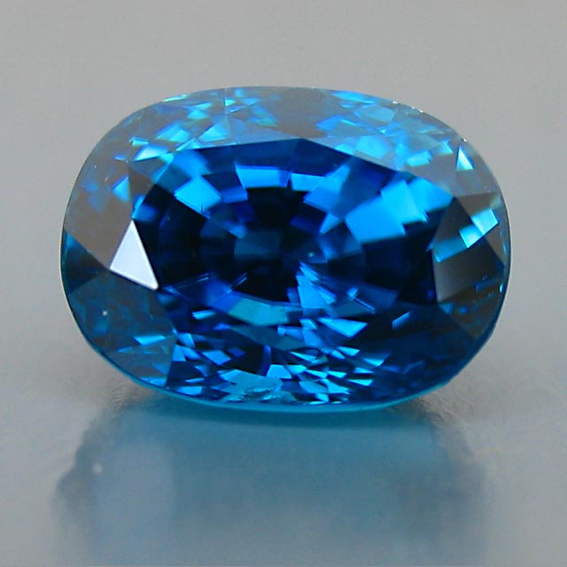 super blue rare natural zircon