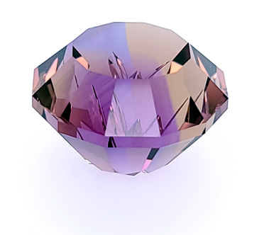 gorgeous hand-grooved blended ametrine - side view