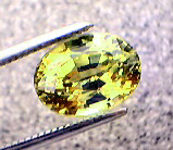 yellow mali garnet