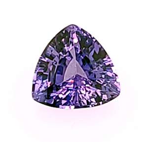 purple sapphire trilliant