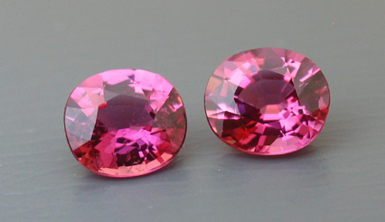 match oval pink sapphire