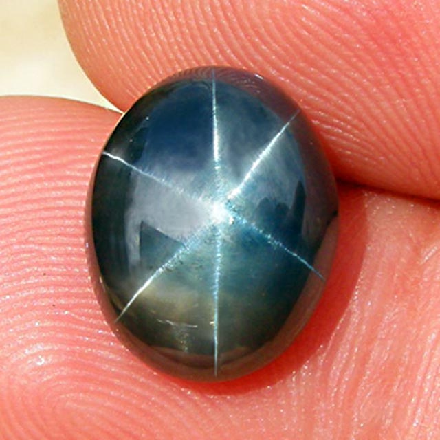 multi-colored star sapphire
